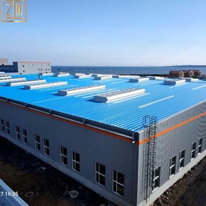 Kết cấu thép prefab hangar giá rẻ kim loại đổ thép xây dựng kho nhà tiền chế Kết Cấu Thép kho - Product Image 1