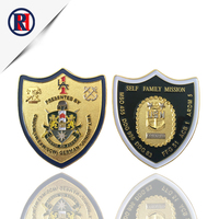 Moeda militar de logotipo design personalizado, troféu de copo de metal de ouro, placa de lembrança de seattle