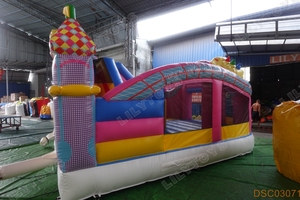 Carnival Ticket Room Birthday Bash <span class=keywords><strong>Maison</strong></span> <span class=keywords><strong>de</strong></span> rebond gonflable pour enfants et adolescents - Product Image 5