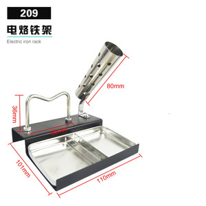 Supporto per Saldatore con Porta Filo di Stagno, Stand Pratico per Riparazioni Domestiche 936, Supporto in Metallo per Saldatore - Product Image 2