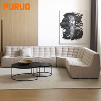 Puruo Fauteuil de sol individuel moderne de luxe nordique design, fauteuil de cinéma, canapé-lit pour salon, chambre et espace détente