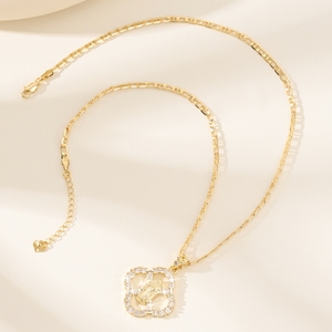 Collar con Colgante de <span class=keywords><strong>la</strong></span> Virgen de Guadalupe, <span class=keywords><strong>San</strong></span> <span class=keywords><strong>Benito</strong></span>, <span class=keywords><strong>San</strong></span> Judas, <span class=keywords><strong>La</strong></span> Santa Muerte, con Circonitas, Chapado en Oro, Joyería Religiosa - Product Image 4
