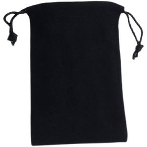 Sac à cordon en coton et lin noir personnalisé, grande taille, pour l'emballage de produits naturels et d'huiles essentielles, avec logo – Approvisionnement direct usine - Product Image 3