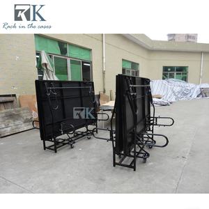 Scène de spectacle intérieure anti-rouille 6ft*8ft avec finition moquettée en acier - Product Image 3