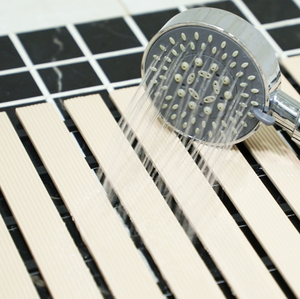 Alfombrillas de Baño Antifatiga con Diseño de Mosaico de Estilo Moderno, Alfombrillas de Ducha Minimalistas Hechas a Máquina - Product Image 3