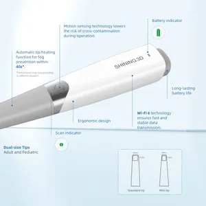 Aoralscan 3 Wireless Dental 3D Digital Oral Scanner equipo dental escáner brillante escáner dental