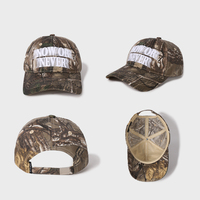 Topi Baseball Model Dad Hat dengan Bordir 3D Logo Custom, Cetak Huruf, Motif Kamuflase, dan Pinggiran Melengkung untuk Berburu, Memancing & Mendaki Gunung