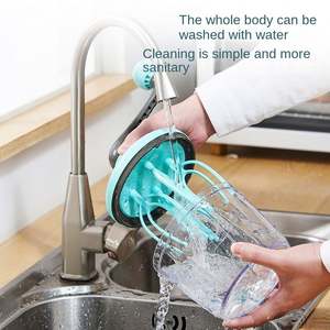 Batidora de Huevos Semiautomática Manual, Batidora de Crema, Batidora de Huevos con Manivela, Herramienta para Repostería - Product Image 5