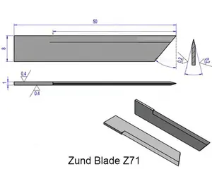 Z70ทังสเตนคาร์ไบด์ Z71ใบมีดตัด zund V-Cut