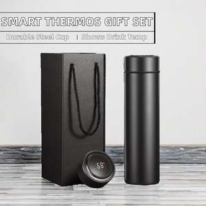 Corporate <b>Gift</b> <b>Box</b> Set Father's Day Personalized Promotional 304 Stainless Steel Smart Thermos Flask Business <b>Gift</b> Cup Wholesale - Product Image 2