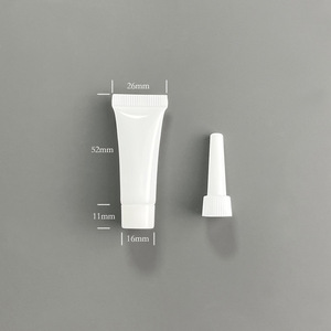 หลอดบีบบรรจุภัณฑ์สีขาวเงาขนาด 3 กรัม 5 มล. 10 มล. 20 มล. 30 มล. 40 มล. สำหรับครีมบำรุงรอบดวงตาและเครื่องสำอาง ขนาด 15 มล. พร้อมหัวเข็ม - Product Image 6