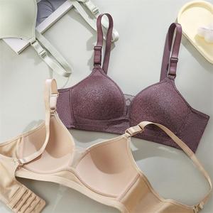 <span class=keywords><strong>Reggiseno</strong></span> senza cuciture da donna, tinta unita, lucido, semplice, adatto per seni piccoli, <span class=keywords><strong>coppa</strong></span> <span class=keywords><strong>B</strong></span>, vendita all'ingrosso. - Product Image 6