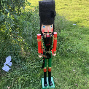 Décoration de Noël en bois, <span class=keywords><strong>grand</strong></span> <span class=keywords><strong>casse</strong></span>-<span class=keywords><strong>noisette</strong></span> soldat, 120 cm, <span class=keywords><strong>casse</strong></span>-<span class=keywords><strong>noisette</strong></span> en bois - Product Image 3