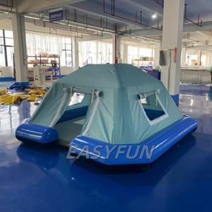 Tienda de campaña inflable para fiestas al aire libre para todas las estaciones, tienda de campaña en <span class=keywords><strong>el</strong></span> agua, tienda de Bajío inflable flotante para exteriores en <span class=keywords><strong>el</strong></span> <span class=keywords><strong>lago</strong></span> - Product Image 2