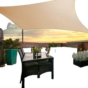 Voile pare-soleil en PE bleu océan, durable, écologique, facile à installer, anti-UV, couleur personnalisée, résistante au vent, pour utilisation en construction extérieure - Product Image 5