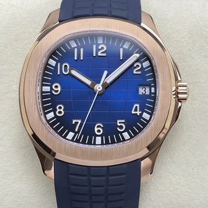 Montre mécanique de luxe étanche de qualité supérieure 40 mm DDF Factory Mouvement 330 5167 Poids 113g Or rose Bleu PP - Product Image 1