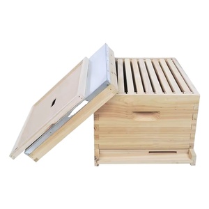 New Langstroth 10 Frame Starter Beehive Kit with Wooden Frames and Plastic <b>Foundation</b> Sheets (China Fir) - Product Image 5