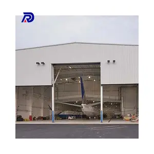 Alta qualidade moderna industrial galvanizado aço estrutura aeronaves hangar edifício para avião