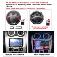Lecteur autoradio Android pour Renault Logan 1 Sandero 2009-2015 Dacia Duster Carplay 4G FM Stereo Audio Car Multimedia Player