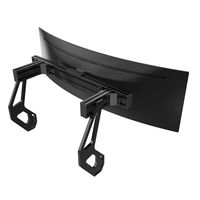 Vente séparée style intégré sim racing support de moniteur unique pour cockpit en aluminium