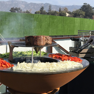 Parrilla para Barbacoa de Acero Corten Moderno, Galvanizado y Ecológico para Exteriores, Superventas - Product Image 5