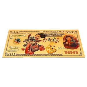 7 Nuevos Diseños de Billetes Conmemorativos de Lámina de Oro de 24K de Loli y Stitch de Animación Americana - Product Image 2