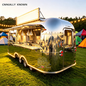 Fast Food Vending Trailer Fast Food Mobile Kitchen Trailer Multifunction Food Trailer Commercial Customized Catering Trailer - Product Image 4