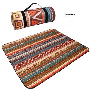 Tapis de pique-nique portable imperméable et résistant à l'humidité, en fibre de polyester, pour le <span class=keywords><strong>camping</strong></span> et la plage - Product Image 5