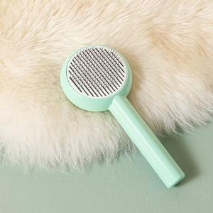 Stainless Steel Needle Pet Comb <b>Floating</b> Beauty Supplies Dog Grooming Comb with Plastic Material Easy to Remove - Product Image 3