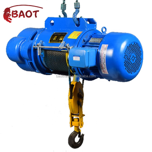 Baot baru 5 Ton <span class=keywords><strong>5000kg</strong></span> 11000bls 220V 3-fase 50HZ baja derek listrik tali kawat kerekan listrik untuk pabrik manufaktur - Product Image 1