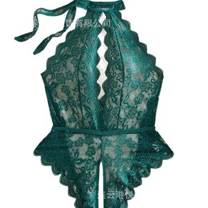Combinaison sexy en forme d'ours en peluche avec décolleté en V profond et bretelles à entrejambe ouvert, lingerie, chemise de nuit séduisante que vous n'avez pas besoin de retirer - Product Image 5
