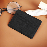 Dompet Kartu Bisnis Kulit Tipis Vintage dengan Logo Custom, Penahan Kartu, untuk Pria
