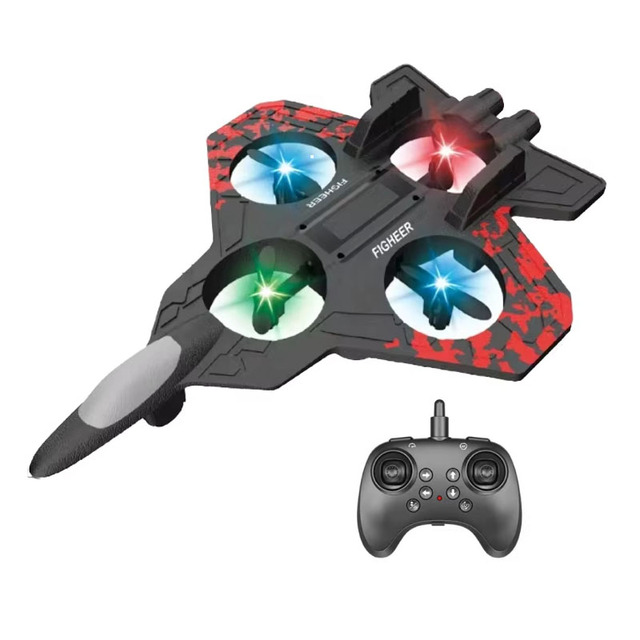 Small Suspended Drone Remote Control Aircraft Toy for Students & Children Tumbling Stunt RC Airplanes Gift Toy