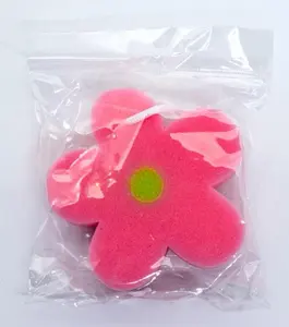 Горячая розовая милая детская губка для мытья ванны sakura для кожи мягкая губка для ванны
