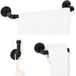 Kit <span class=keywords><strong>de</strong></span> produits <span class=keywords><strong>de</strong></span> <span class=keywords><strong>salle</strong></span> <span class=keywords><strong>de</strong></span> <span class=keywords><strong>bain</strong></span> 4 pièces Europe du Nord, ensemble d'accessoires <span class=keywords><strong>de</strong></span> <span class=keywords><strong>salle</strong></span> <span class=keywords><strong>de</strong></span> <span class=keywords><strong>bain</strong></span> porte-serviettes industriel robuste - Product Image 5