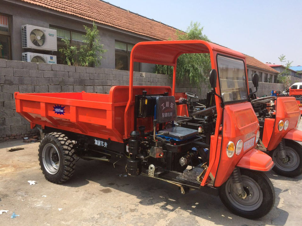Tricyle Sample Diesel Hydraulic Dumping Tricycle Agricultural Engineering Transport ...