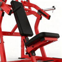 Presse dorsale inclinée isolalette robuste pour entraînement de la poitrine BH1004 – Machine de musculation commerciale réglable, dimensions totales 1500