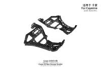 Soporte de Parachoques Trasero para Porsche Cayenne 9Y0.1 2018 2019 2020 2021 2022 2023 OE 9Y3807377 9Y3807378