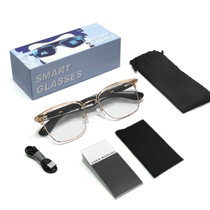 Lunettes intelligentes ultra-légères 35g avec capteur Hall, appairage automatique, charnière à ressort, anti-lumière bleue, chargement magnétique, commande vocale IA, pour le voyage, double fonction - Product Image 5