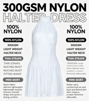 Robe courte style Hepburn pour femme, en nylon, taille haute, élégante, coupe ajustée, pour l'été, style français, pour le marché transfrontalier UE/US