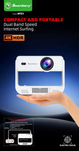 Nuevo Proyector HT51 Portátil Mini 4k para Cine en Casa Inteligente, Proyector Inteligente para Películas - Product Image 2