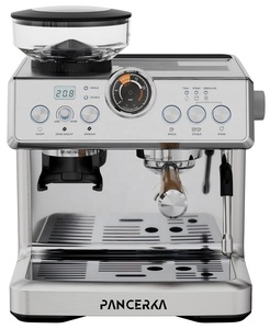 Machine à expresso professionnelle PANCERKA 3-en-<span class=keywords><strong>1</strong></span>, cafetière semi-automatique 58 mm avec moulin à café électrique pour hôtels - Product Image 1