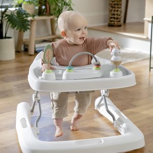 Baby Walker 3-in-1 passo pieghevole germoglio attività bambino Walker primo disegno della foresta per età 6 mesi + con rimovibile - Product Image 3