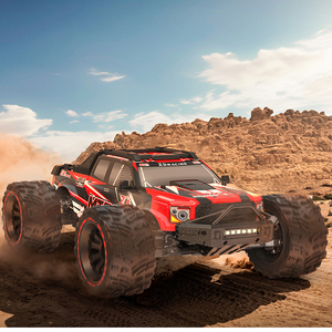 Camion RC 4x4 haute vitesse avec moteur brushless, ESC 130A, transmission métallique, télécommande 2,4 GHz pour course tout-terrain, chargeur expert inclus - Product Image 5