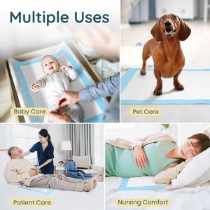Wholesale Disposable <b>Changing</b> Pad Portable Diaper Mat for Baby, Puppy and Adults Super Absorbent Baby Waterproof <b>Changing</b> Pad - Product Image 6