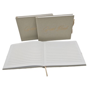 Custom <strong>Wedding</strong> <strong>Guestbook</strong> High Quality Printing <strong>Wedding</strong> Guest Book Alternative Linen Guest Book for <strong>Wedding</strong> - Product Image 1