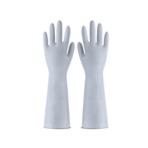 Guantes impermeables para lavar platos para mujer, 38cm, extra largos, para lavar ropa, platos, tareas domésticas, venta al por mayor - Product Image 2