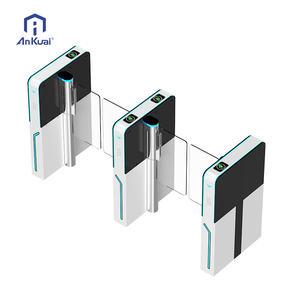 Torniquete de Velocidad con Reconocimiento Facial, Código QR y Tarjeta RFID, Barrera Abatible de Acero Inoxidable 304 para Oficinas, Edificios y Vestíbulos de <span class=keywords><strong>Metro</strong></span> - Product Image 2