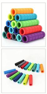 Poignées de guidon antidérapantes en caoutchouc souple pour vélos BMX, VTT, trottinettes et vélos de route pour enfants – Protections de tube de guidon - Product Image 6