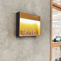 Panneau LED personnalisé mural pour numéro de chambre, signalétique lumineuse en acrylique, plaque de porte lumineuse, décoration d'hôtel, affichage moderne